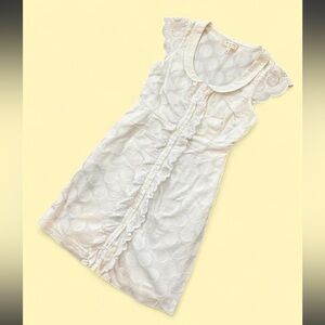 White polka dot dress